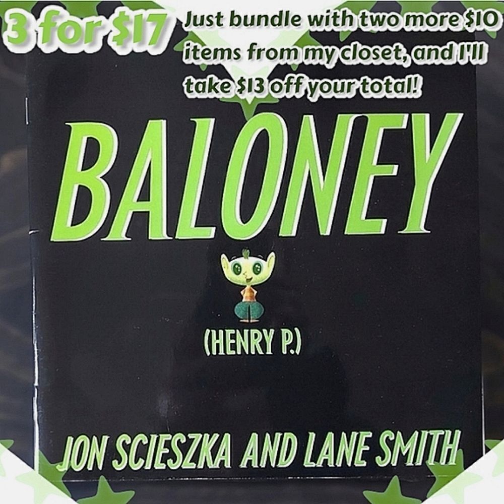 Vtg Y2K Kid's Book | Baloney (Henry P.) By Jon Scieszka